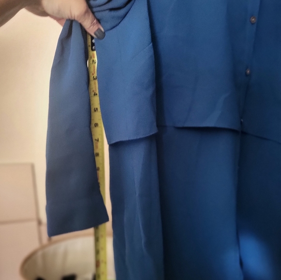 J.Jill Blue Blouse - Picture 6 of 12